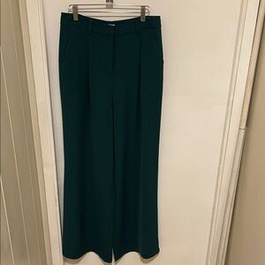 Leith Deep Teal Wide Leg Dress Pants